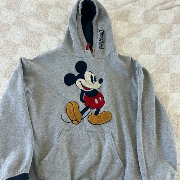 Disney Varsity Hoodie with Embroidered Mickey USED - Like New - Picture 1 of 7